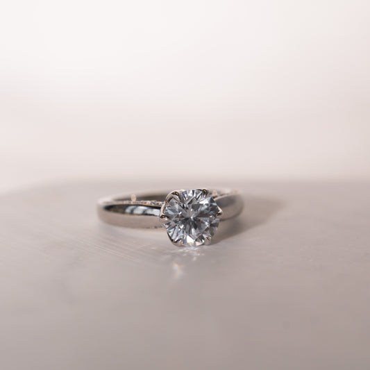 The Dion Ring | Lab Diamond Round Brilliant Cut Engagement Solitaire
