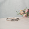 The Dita Ring | 1.02 carat E VVS1 Princess & Tapered Baguette Lab Diamond Band