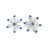 The Eira Earrings | Lab Diamond Multistone Snowflake Studs