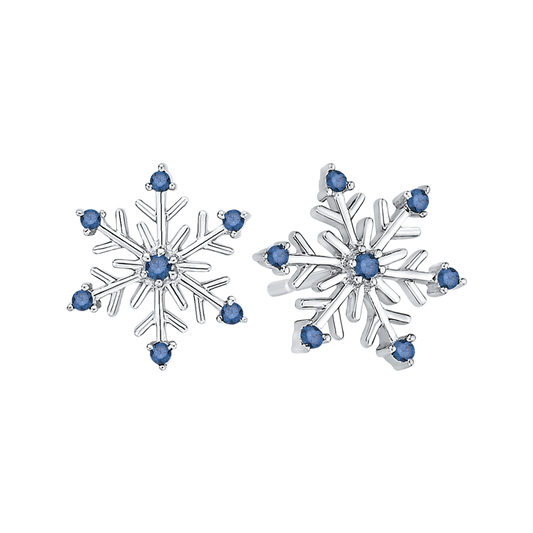 The Eira Earrings | Lab Diamond Multistone Snowflake Studs