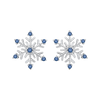 The Eira Earrings | Lab Diamond Multistone Snowflake Studs