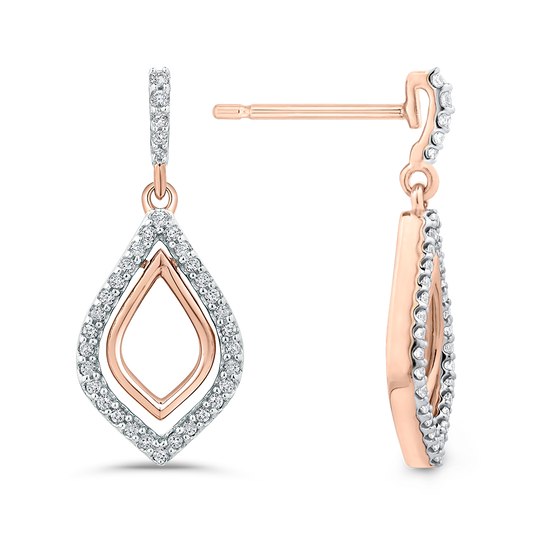 The Tansy Earrings | Lab Diamond Multistone Drop Studs