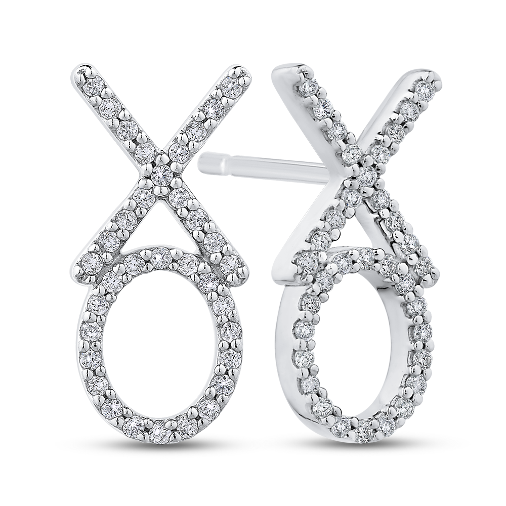 The Juliet Earrings | Lab Diamond XOXO Kiss & Hug Studs