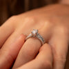 The Effie Ring | Lab Diamond Split Shank Emerald Cut Engagement Solitaire