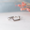 The Electra Ring | Lab Diamond Pavé Shaped Band