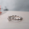 The Eliana Ring | Lab Diamond Oval Marquise Vintage Halo Engagement