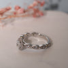 The Eliana Ring | Lab Diamond Oval Marquise Vintage Halo Engagement