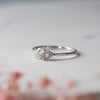 The Abi Ring | Round Lab Diamond Baguette Accented Engagement