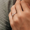 The Abrielle Ring | Round Lab Diamond Split Shank Solitaire Engagement