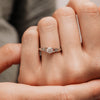 The Abrielle Ring | Round Lab Diamond Split Shank Solitaire Engagement