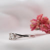 The Abrielle Ring | Round Lab Diamond Split Shank Solitaire Engagement