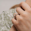 The Aria Ring | Round Lab Diamond Modern Engagement Solitaire