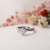 The Aria Ring | Round Lab Diamond Modern Engagement Solitaire