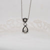 The Beau Pendant | Pear & Round Lab Diamond Classic Drop