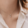 The Beau Pendant | Pear & Round Lab Diamond Classic Drop