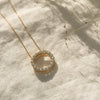 The Bianca Pendant | Round Lab Diamond Halo