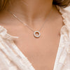 The Bianca Pendant | Round Lab Diamond Halo