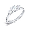 The Cordelia Ring | Round Lab Diamond Classic Trilogy Engagement