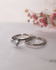 The Aria Wedding Ring | Matching Bridal Contoured Band