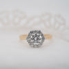 The Dahlia Ring | Lab Diamond Hexagonal Engagement Halo