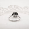 The Dahlia Ring | Lab Diamond Hexagonal Engagement Halo