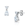 The Beau Earrings | Pear & Round Lab Diamond Classic Drops