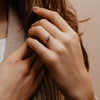 The Elysia Ring | Round Lab Diamond Toi Et Moi Wave Vintage Engagement