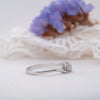 The Elysia Ring | Round Lab Diamond Toi Et Moi Wave Vintage Engagement