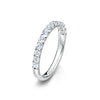 The Estella Ring | Lab Diamond Round Pavé Set Wedding