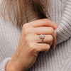 The Eugenie Ring | Lab Diamond Edwardian Statement Engagement Halo