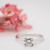 The Gabriella Ring | Cushion Lab Diamond Tulip Engagement Solitaire