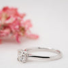 The Gabriella Ring | Cushion Lab Diamond Tulip Engagement Solitaire