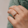 The Georgia Ring | Lab Diamond Round & Pear Graduated Engagement Trilogy