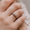 The Georgia Ring | Lab Diamond Round & Pear Graduated Engagement Trilogy