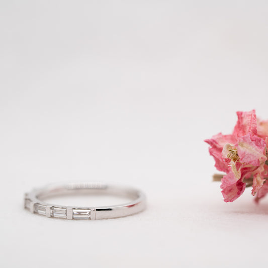 The Luna Wedding Ring | Matching Wedding Band Bridal Set