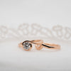 The Kalika Wedding Ring | Matching Bridal Wave Shaped Band