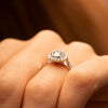 The Lovina Ring | Lab Diamond Cushion Cut Engagement Halo