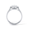 The Lovina Ring | Lab Diamond Cushion Cut Engagement Halo