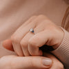 The Mei Ring | Round & Pear Lab Diamond Engagement Trilogy