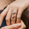 The Mina Ring | Lab Diamond Vintage Engagement Halo