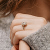 The Mina Ring | Lab Diamond Vintage Engagement Halo