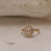 The Mina Ring | Lab Diamond Vintage Engagement Halo