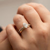 The Nadia Ring | Oval Lab Diamond Marquise Shoulder Set Engagement