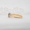 The Nancy Ring | Lab Diamond Oval & Pear Cut Engagement Trilogy