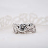 The Kia Ring | 1.40ct Round Brilliant Leaf Design 950 Platinum Engagement