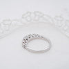 The Nicola Ring | Round Lab Diamond Half Set Graduating Eternity