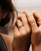 The Nouveau Ring | Lab Diamond Emerald Cut Shoulder Set Engagement