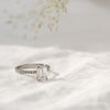 The Nouveau Ring | Lab Diamond Emerald Cut Shoulder Set Engagement