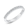 The Nouveau Wedding Ring | Lab Diamond Pavé Set Wedding Eternity