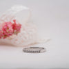 The Nouveau Ring | Lab Diamond Pavé Set Wedding Eternity